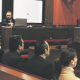 Fernández, los hermanos Bustos y Pérez durante el juicio celebrado en enero
