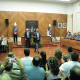 Juli Fernàndez un cop investit nou alcalde de Sabadell amb el vot a favor de 14 dels 27 regidors
