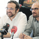 L’alcalde, Juli Fernàndez amb el regidor de la Crida, Maties Serracant