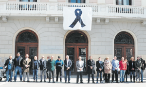 Part dels assistents a l’acte de record de les víctimes dels atemptats de Brussel·les eren membres del consistori local
