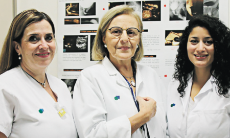 D’esquerra a dreta, Inés Artacho, Carmina Duran i Viviana Beltran