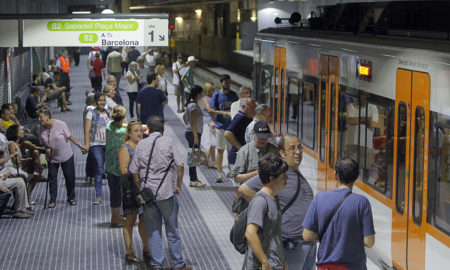 Un tren a Can Feu - Gràcia / Lluís Franco