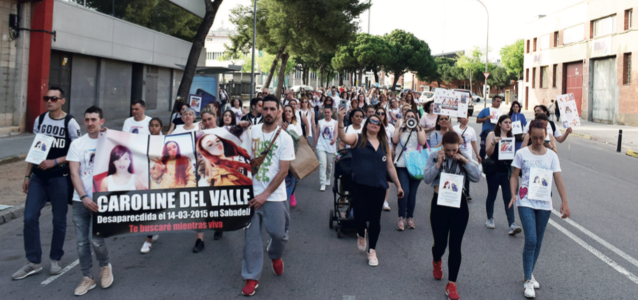 Els manifestants van recórrer diversos carrers del sud de Sabadell