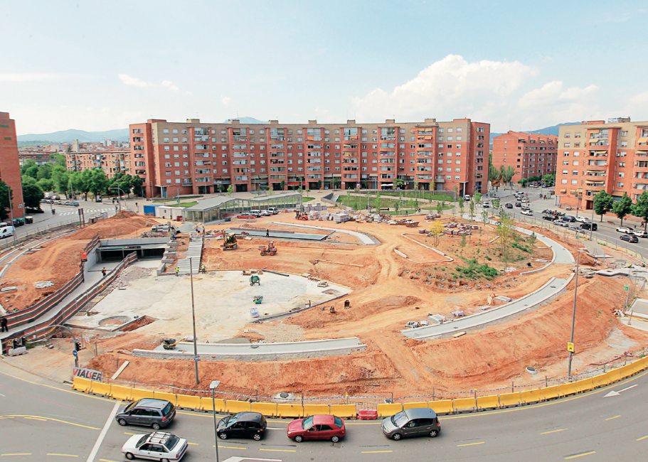 Les obres de la plaça d’Espanya estaran acabades al juliol
