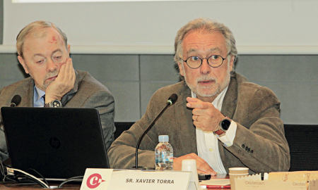 Xavier Torra, president d’Eurecat i, Antoni Maria Brunet, president de la Cambra