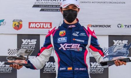 Amb tan sols 15 anys, Pepe Martí ja sap el que és guanyar en monoplaces després de fer-ho a la Fórmula 4 UAE