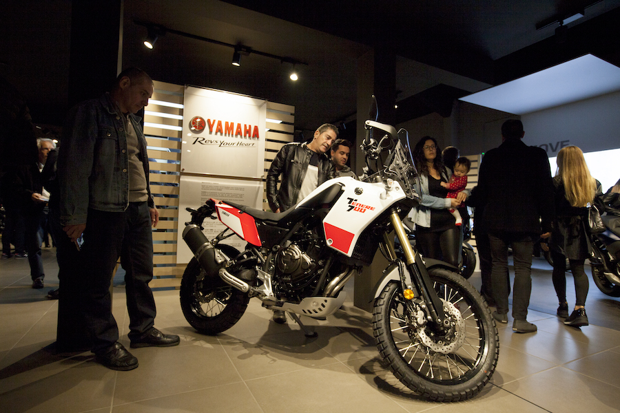 La nova Yamaha Tenere 700 va ser la joia de la inauguració