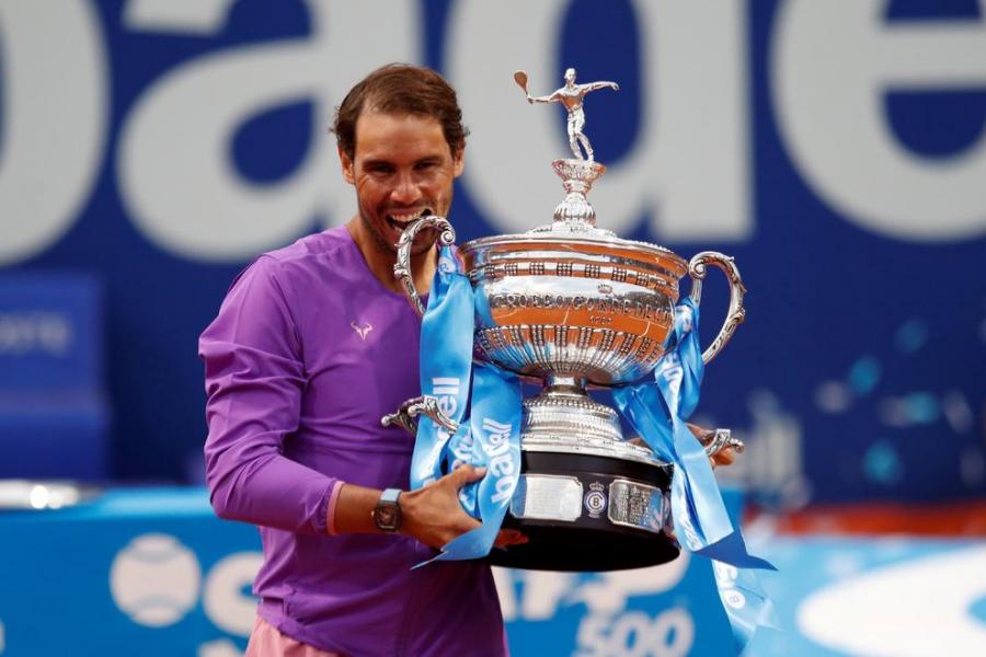 Rafa Nadal, guanyador del Barcelona Open Tennis, del Banc de Sabadell