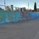 Bretolada al mur de la Llibertat de Sabadell / CEDIDA