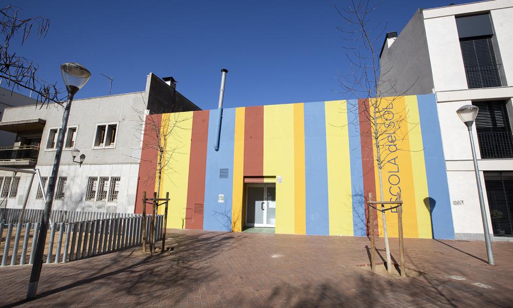 L'edifici de l'Escola del Sol on es farà la nova construcció de Salas / VICTÒRIA ROVIRA