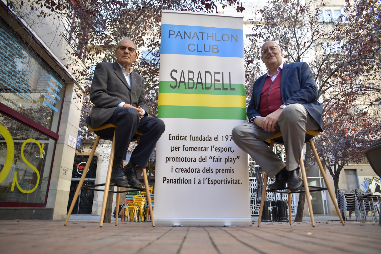 Martí Sala i Josep Masip, del Panathlon Club