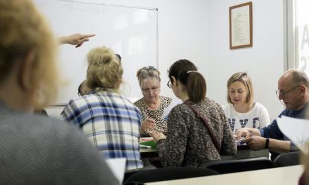 L’aula d’Idiomes Sabadell, amb alumnes d’Ucraïna / victòria rovira