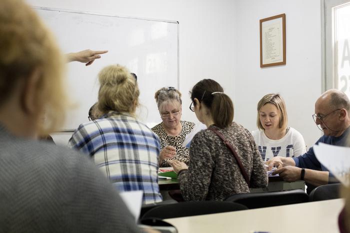 L’aula d’Idiomes Sabadell, amb alumnes d’Ucraïna / victòria rovira