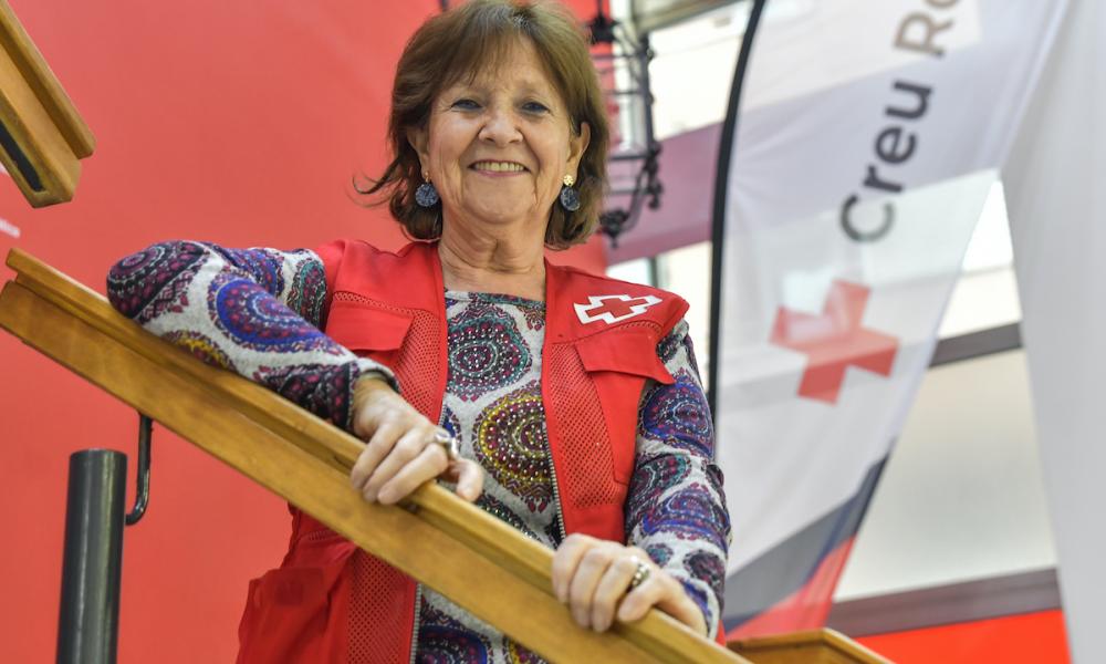 La presidenta de Creu Roja Sabadell, Montse Font / Lluís Franco