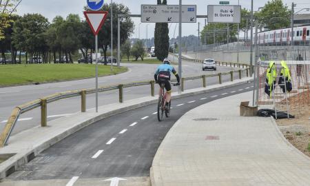 El nou carril bici de Sabadell a Sant Quirze / LLUÍS FRANCO