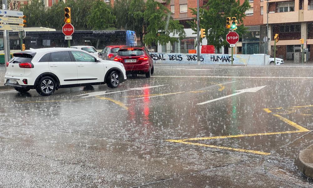 Effects and accidents due to rain in Sabadell