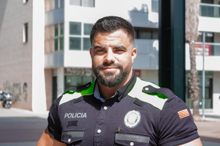 Àxel Cañizares, agent de la Policia Municipal de Sabadell / VICTOR CASTILLO