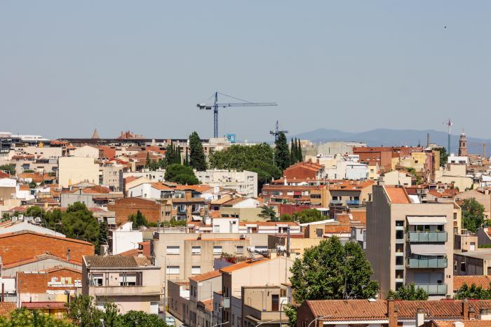 Sabadell a vista d'ocell barris Can Gambús Can Llong