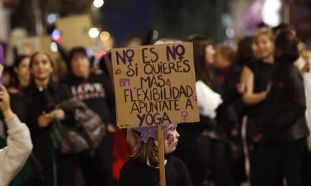 8M manifestació feminista Sabadell / AINA TORRES