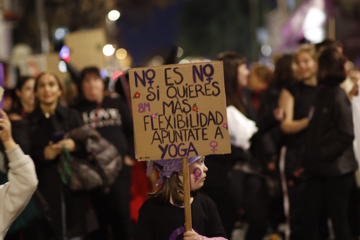 8M manifestació feminista Sabadell / AINA TORRES